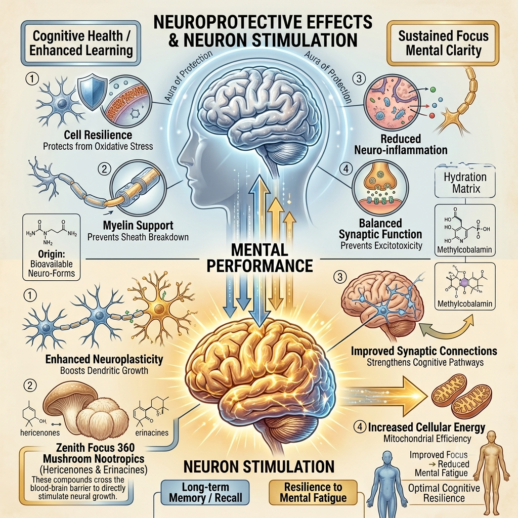 Neuroprotective Effects & Neuron Stimulation