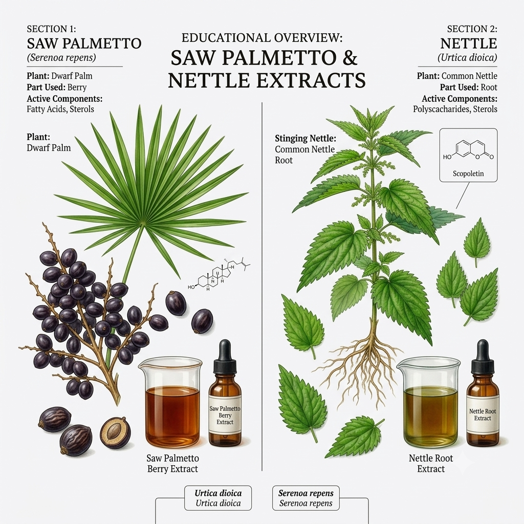 Saw Palmetto and Nettle Extract for Urinary Health